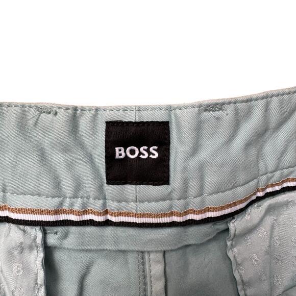 Hugo Boss Slice Shorts Slim Fit Men's Size 36 Regular Light Blue - Picture 3 of 5